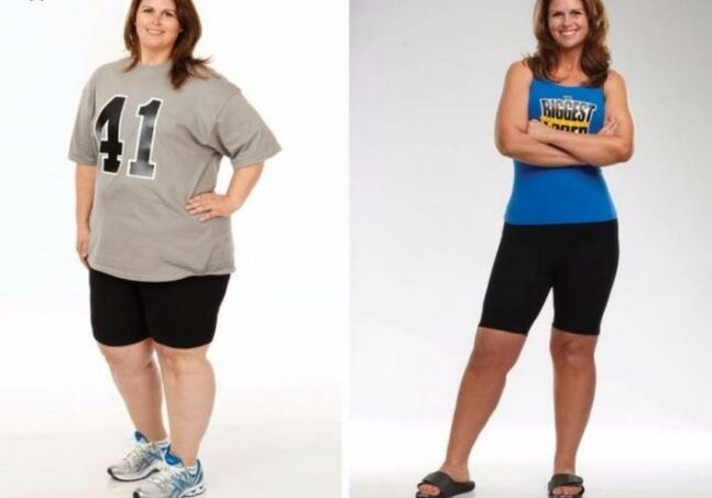 antes y después de perder peso con una dieta proteica